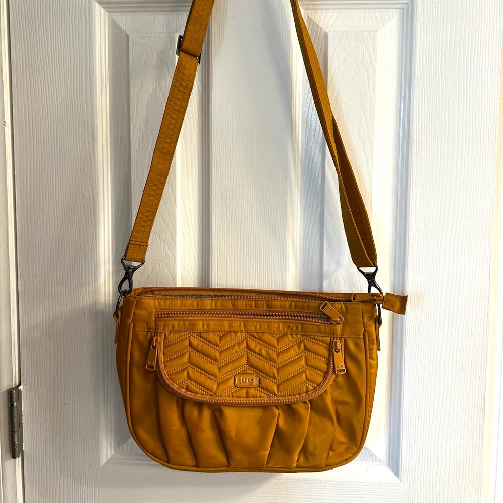 Lug Mambo yellow crossbody bag RFID